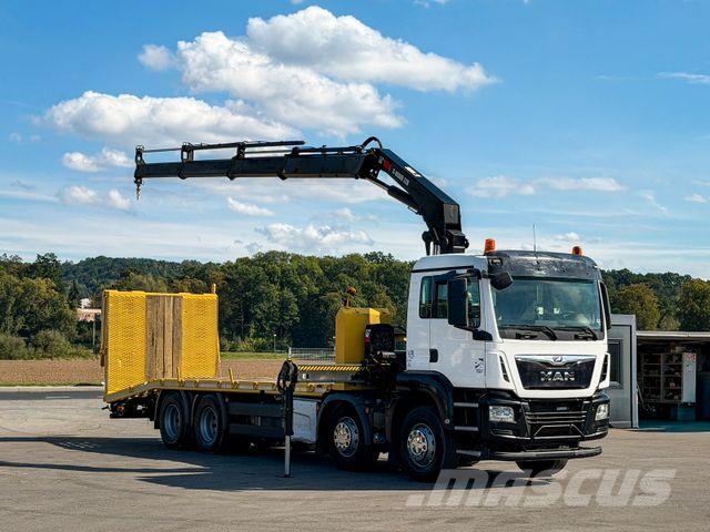 MAN TGS 35.360 * Abschleppwagen 8,10 m * KRAN/ FUNK! Żurawie samochodowe
