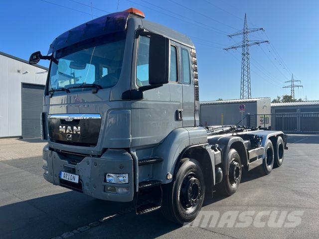 MAN TGS 35.400 8x4 Abrollkipper/HIAB/MULTILIFT-XR26Z Hook lift trucks