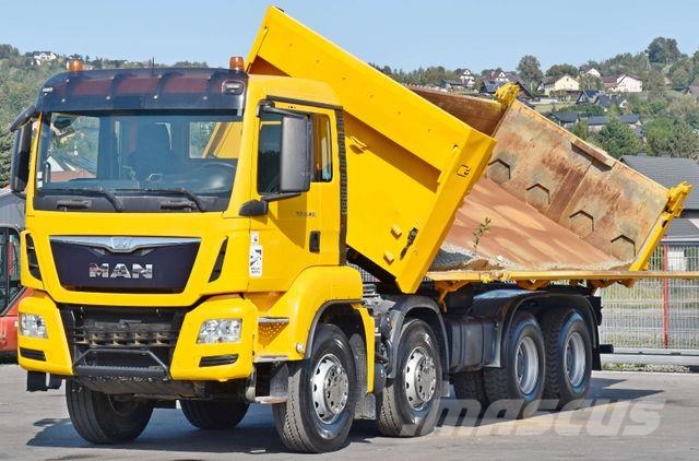 MAN TGS 35.400 KIPPER 5,90 m + BORDMATIC * 8x4 Caminhões basculantes