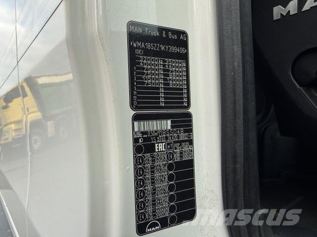 MAN TGS 35.420 8X2-6 Haken/ Silo M-TEC HLS 20 Camiones elevadores de gancho