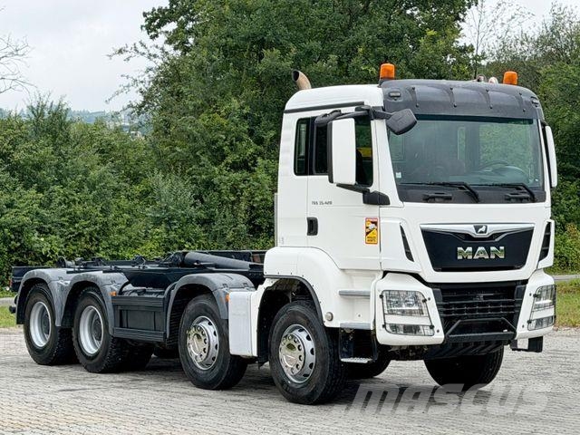 MAN TGS 35.420 * ABROLLKIPPER * 8x4 * TOPZUSTAND Camiones polibrazo