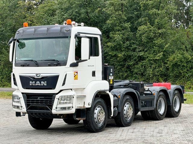 MAN TGS 35.420 * ABROLLKIPPER * 8x4 * TOPZUSTAND Camiones polibrazo