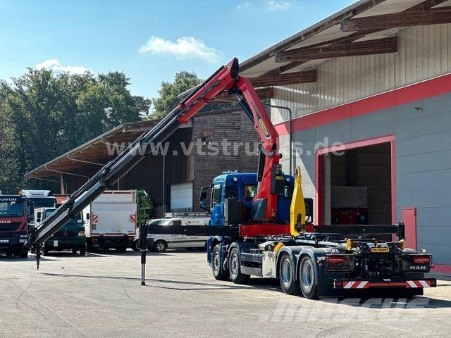 MAN TGS 35.430 8x4 BL Palfinger PHT20 & PK37.002Te Rol kiper kamioni s kukama za dizanje
