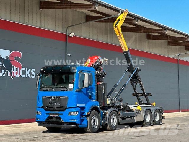MAN TGS 35.430 8x4 BL Palfinger PHT20 & PK37.002Te Rol kiper kamioni s kukama za dizanje