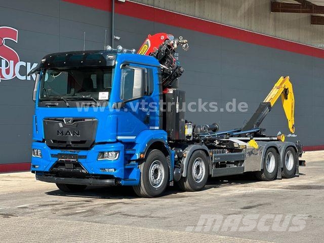 MAN TGS 35.430 8x4 BL Palfinger PHT20 & PK37.002Te Rol kiper kamioni s kukama za dizanje