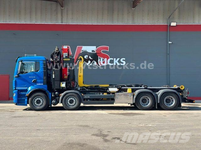 MAN TGS 35.430 8x4 BL Palfinger PHT20 & PK37.002Te Rol kiper kamioni s kukama za dizanje