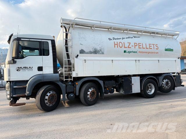 MAN TGS 35.440 6X2 Lift/gelenkt eev Pellets Silo Combi / vacuum trucks