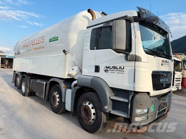 MAN TGS 35.440 6X2 Lift/gelenkt eev Pellets Silo Combi / vacuum trucks