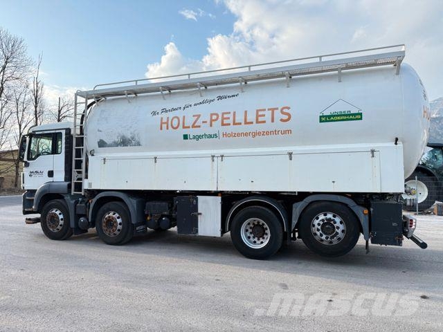 MAN TGS 35.440 6X2 Lift/gelenkt eev Pellets Silo Combi / vacuum trucks
