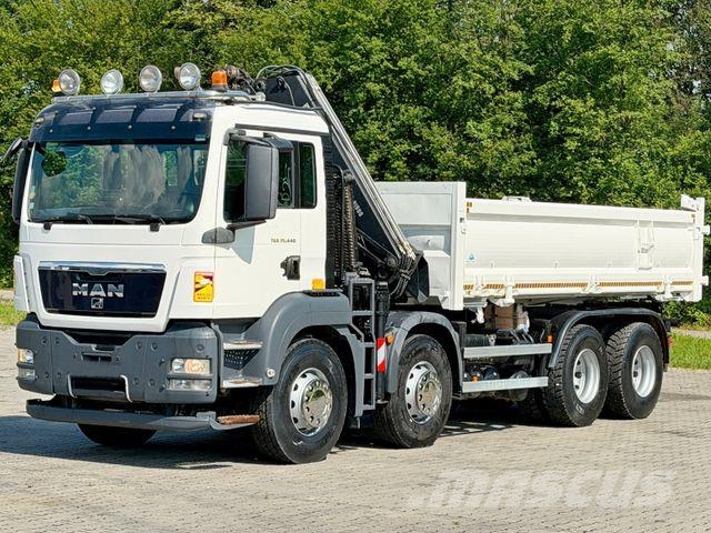 MAN TGS 35.440 * KIPPER 5,60m + KRAN/FUNK * 8x4 *TOP Автокрани