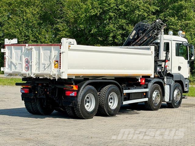 MAN TGS 35.440 * KIPPER 5,60m + KRAN/FUNK * 8x4 *TOP Автокрани