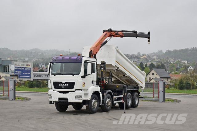 MAN TGS 35.440 * KIPPER 5,80m + KRAN * TOPZUSTAND Kraanaga veokid