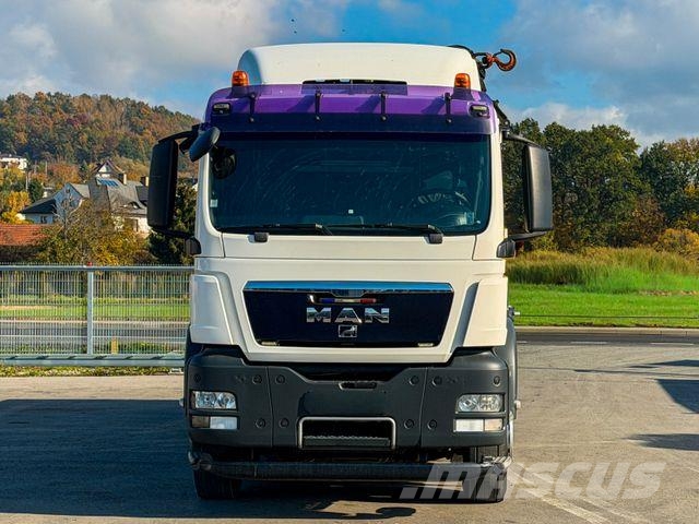 MAN TGS 35.440 * PALFINGER PK 44002 + FUNK * Camion plateau ridelle avec grue