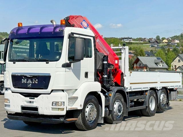 MAN TGS 35.440*PRITSCHE 6.00m* HMF 4220 K6/FUNK* 8x4 Kraanaga veokid