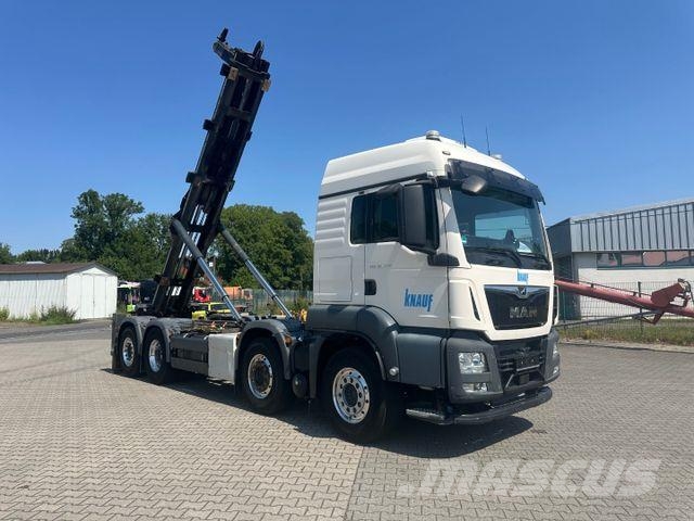 MAN TGS 35.460 / 8x2-6 / Silo / Gergen **2 x Stück** 吊鉤式起重車