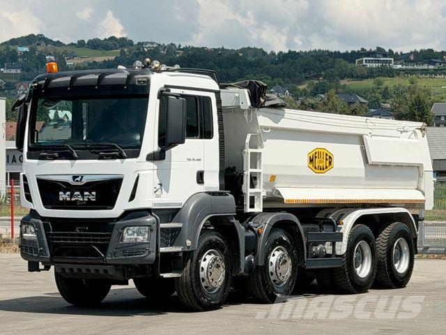 MAN TGS 35.460 * Kipper * 8x4 * TOPZUSTAND Camiones bañeras basculantes o volquetes