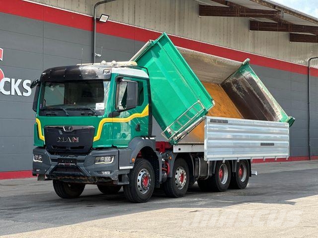 MAN TGS 35.470 8x4 Schwarzmüller DSK BORDMATIK 15m³ Savivarčių priekabų vilkikai