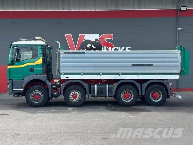 MAN TGS 35.470 8x4 Schwarzmüller DSK BORDMATIK 15m³ Savivarčių priekabų vilkikai
