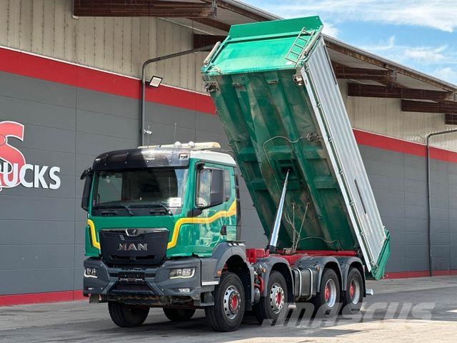 MAN TGS 35.470 8x4 Schwarzmüller DSK BORDMATIK 15m³ Savivarčių priekabų vilkikai