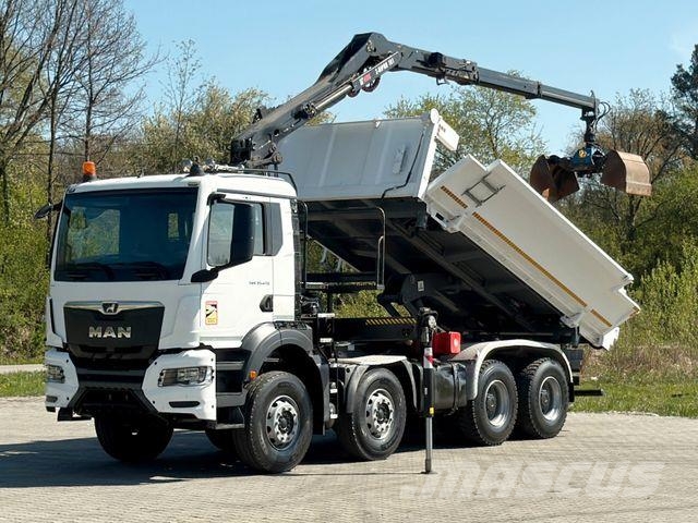 MAN TGS 35.470 * KIPPER 5,10m + KRAN * TOPZUSTAND Kraanaga veokid