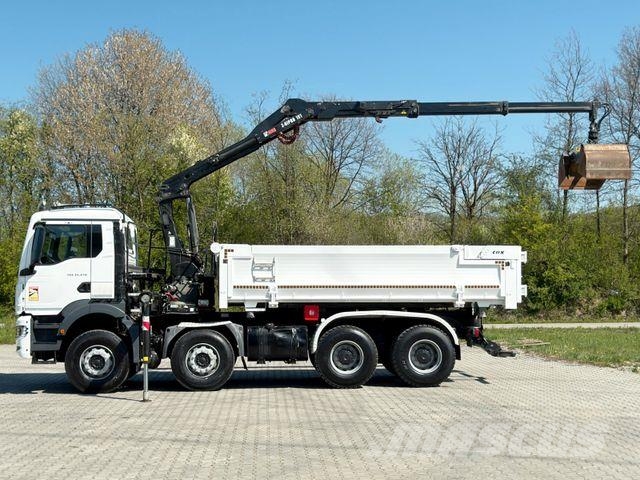 MAN TGS 35.470 * KIPPER 5,10m + KRAN * TOPZUSTAND Kraanaga veokid