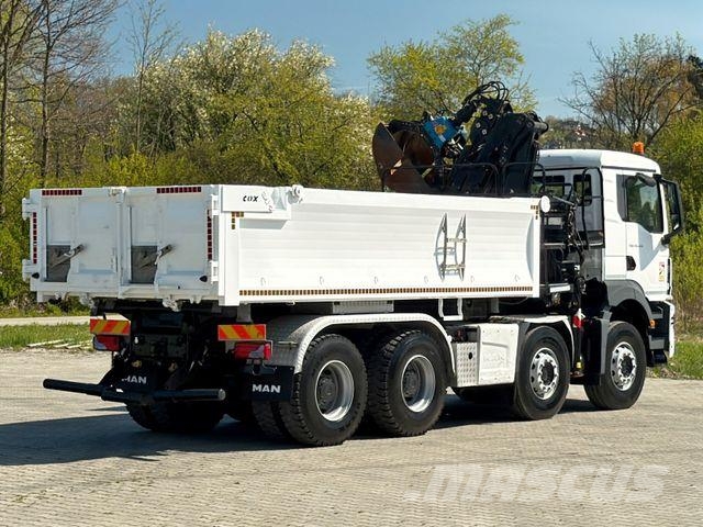 MAN TGS 35.470 * KIPPER 5,10m + KRAN * TOPZUSTAND Kraanaga veokid