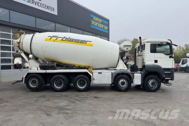 MAN TGS 35.480 10x4 Liebherr 12m3 콘크리트 믹서트럭