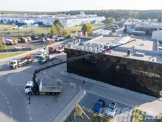 MAN TGS 35.480 8x4 HIAB 1055E-8 HiPro Crane FLY JIB Caminhões guindaste
