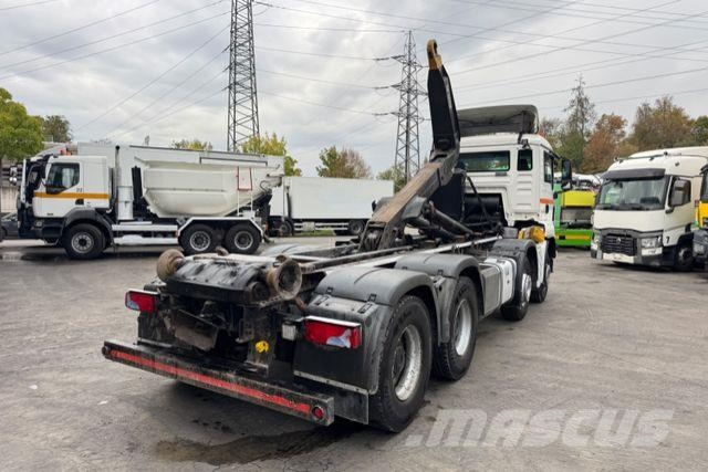 MAN TGS 35.480 8x4 Hiab 26T Camion con gancio di sollevamento