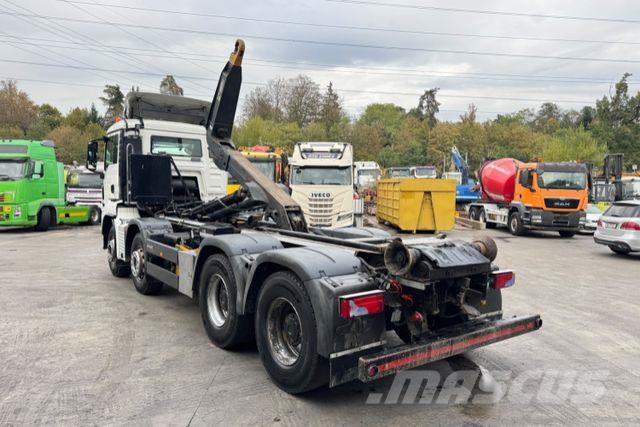 MAN TGS 35.480 8x4 Hiab 26T Camion con gancio di sollevamento