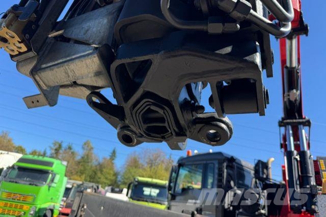 MAN TGS 35.480 8x4H Fassi 990-8 Flyjib& Troil Camion plateau ridelle avec grue