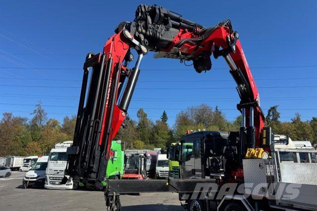 MAN TGS 35.480 8x4H Fassi 990-8 Flyjib& Troil Camion plateau ridelle avec grue
