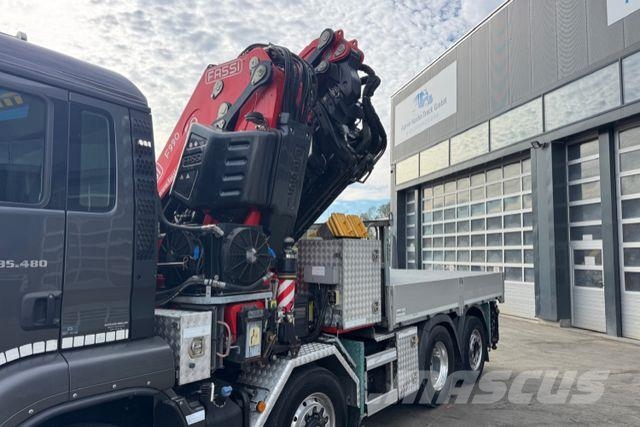 MAN TGS 35.480 8x4H Fassi 990-8 Flyjib& Troil Kranwagen