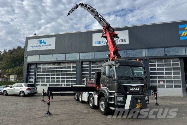MAN TGS 35.480 8x4H Fassi 990-8 Flyjib& Troil Kranwagen
