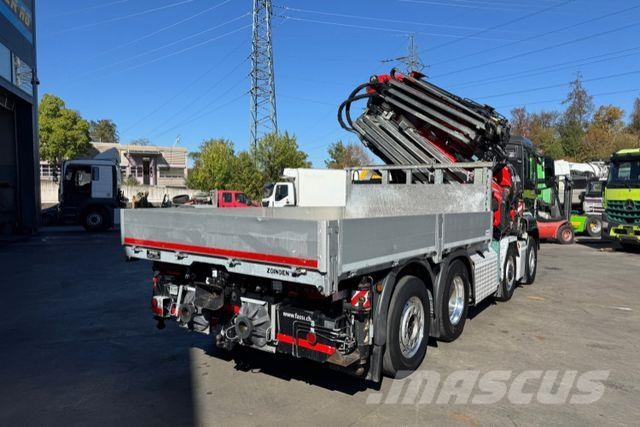 MAN TGS 35.480 8x4H Fassi 990-8 Flyjib& Troil Camion plateau ridelle avec grue