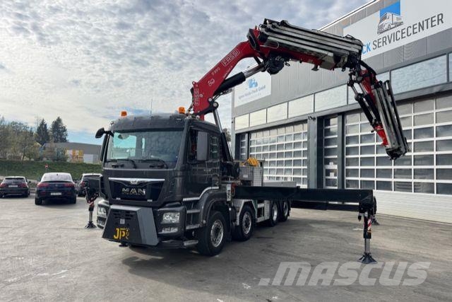 MAN TGS 35.480 8x4H Fassi 990-8 Flyjib& Troil Kranwagen