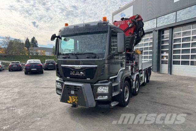 MAN TGS 35.480 8x4H Fassi 990-8 Flyjib& Troil Kranwagen