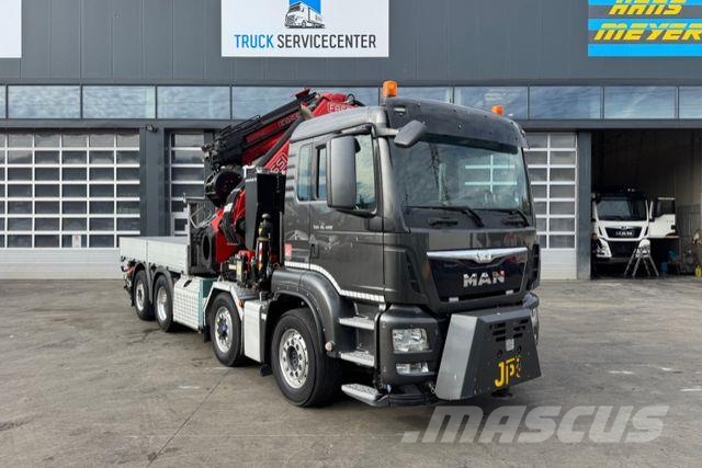 MAN TGS 35.480 8x4H Fassi 990-8 Flyjib& Troil Kranwagen
