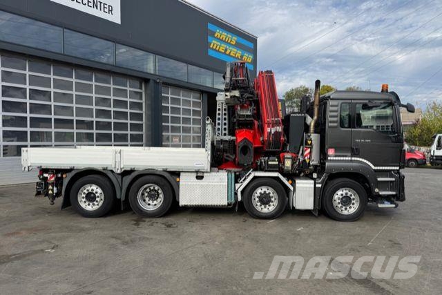 MAN TGS 35.480 8x4H Fassi 990-8 Flyjib& Troil Kranwagen