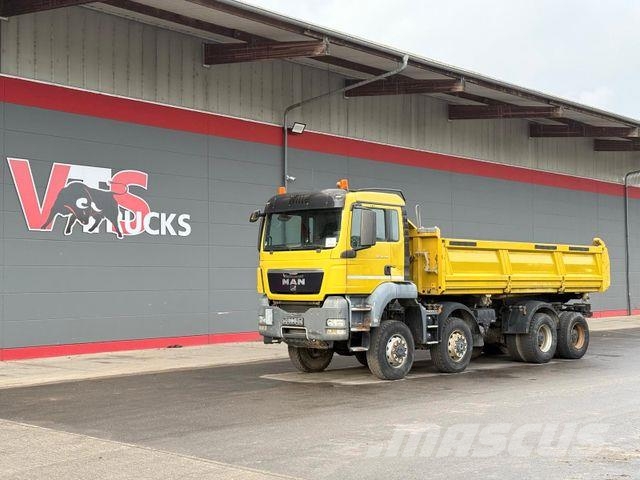 MAN TGS 35.480 8x6BB Meiller DSK Bordmatik 13m³ Kipper