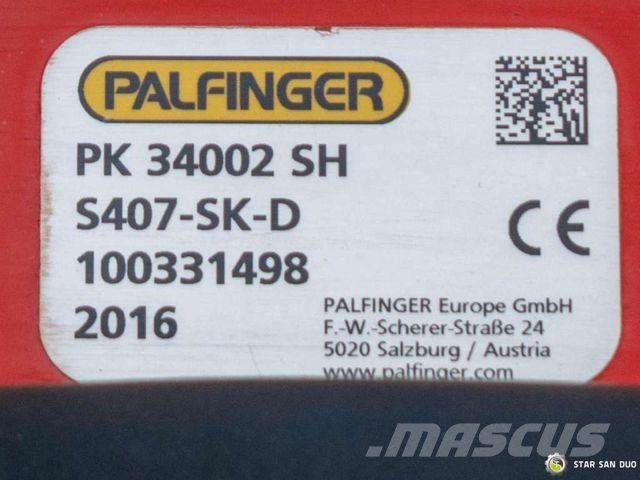 MAN TGS 35.480 8x6H PALFINGER PK 34002 Crane Tippe Caminhões basculantes