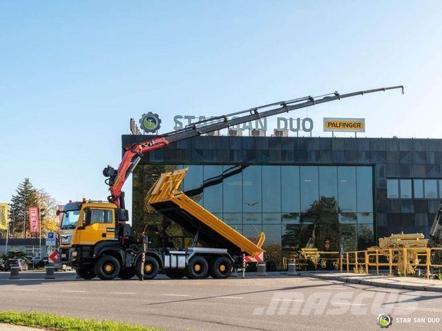 MAN TGS 35.480 8x6H PALFINGER PK 34002 Crane Tippe Caminhões guindaste