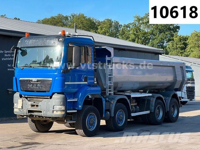 MAN TGS 35.480 8x8 Kipper Euro5 orig. Km Blatt/Blatt Tipper trucks