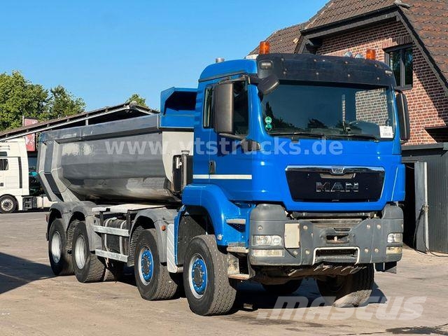 MAN TGS 35.480 8x8 Kipper Euro5 orig. Km Blatt/Blatt Tipper trucks