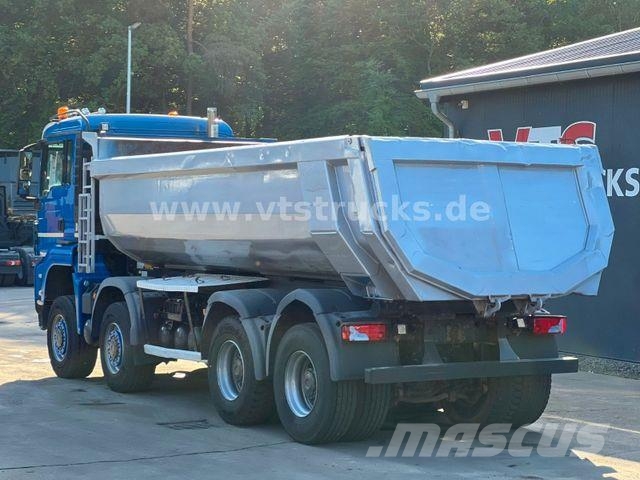 MAN TGS 35.480 8x8 Kipper Euro5 orig. Km Blatt/Blatt Tipper trucks
