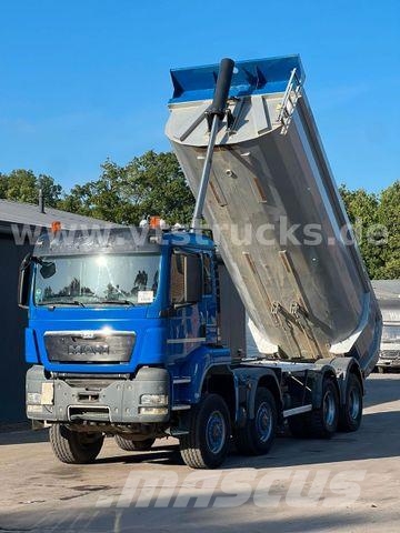 MAN TGS 35.480 8x8 Kipper Euro5 orig. Km Blatt/Blatt Tipper trucks