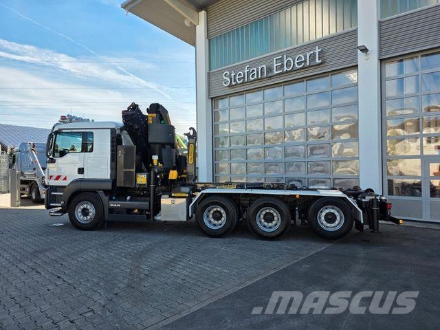 MAN TGS 35.500 8x4-4 BL Palfinger PK34002+T20-31-SH Φορτηγά ανατροπή με γάντζο