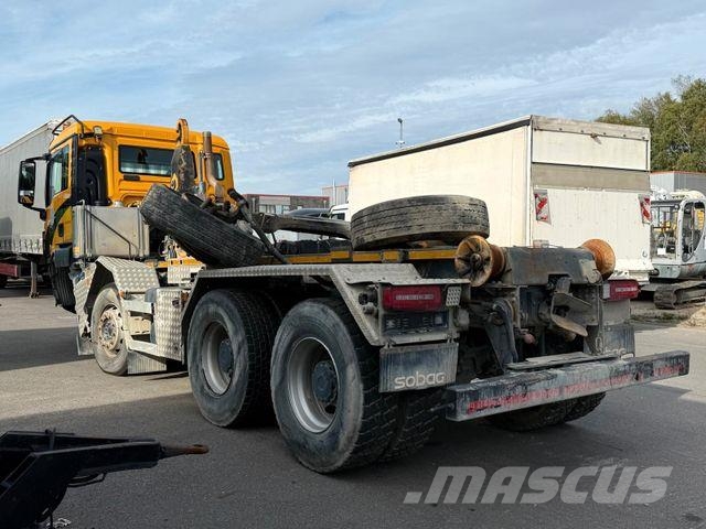 MAN TGS 37.500 8x4BB Abroller *Unfall* Retarder/Navi Treileri ar āķi