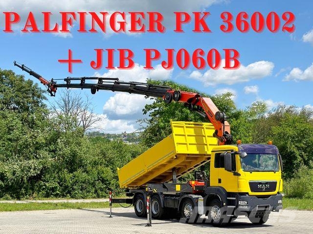 MAN TGS 41.480 * PK 36002 + JIB 060B + FUNK * 8x4 起重機卡車