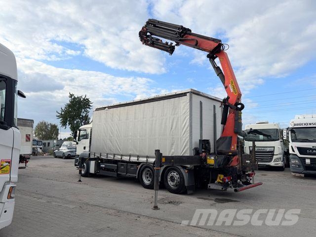 MAN TGS26.440BL/PalfingerPK27002-SH-PJ060A-JIB/28m/ Curtain sider trucks